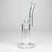 Wicked | 10" Bubbler [YP001] Glass Bong Super Supplys Inc Green