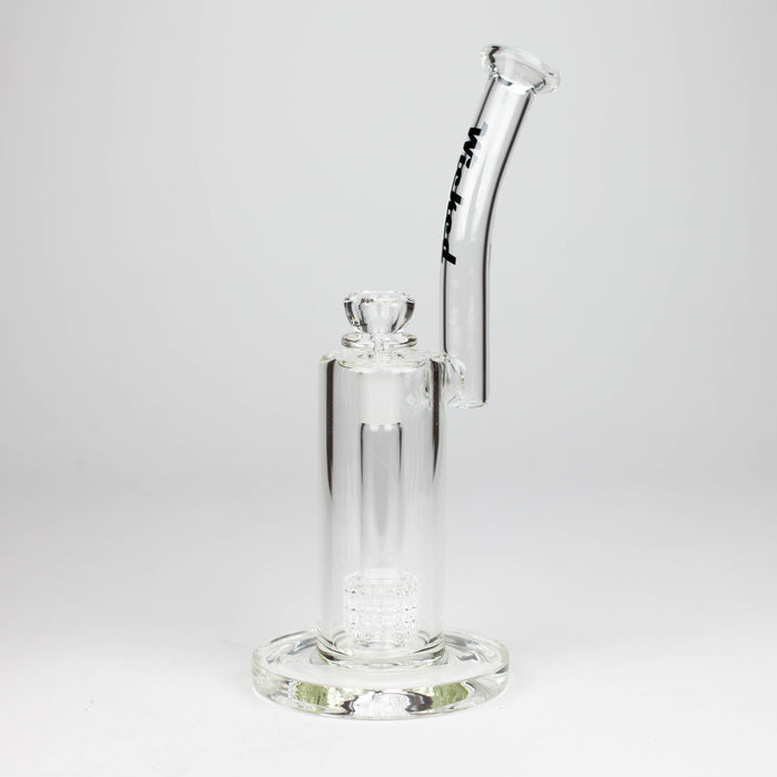 Wicked | 10" Bubbler [YP001] Glass Bong Super Supplys Inc Black