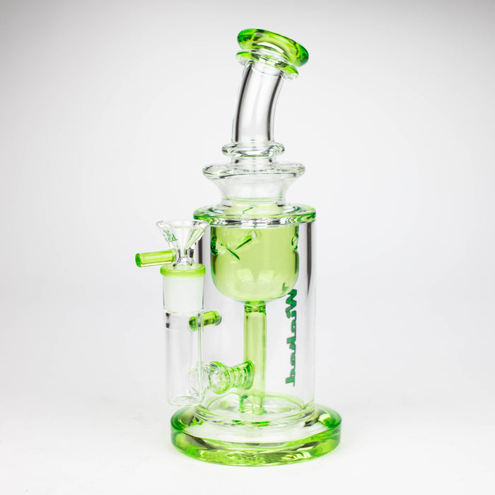 Wicked | 9" Winecup Incycler [YP002] Glass Bong Super Supplys Inc Green