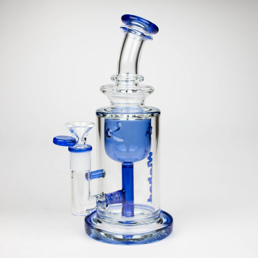 Wicked | 9" Winecup Incycler [YP002] Bongs Super Supplys Inc Blue