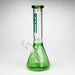 Fortune | 10" 4mm Color Beaker bong [103804] Glass Bong Fortune Green