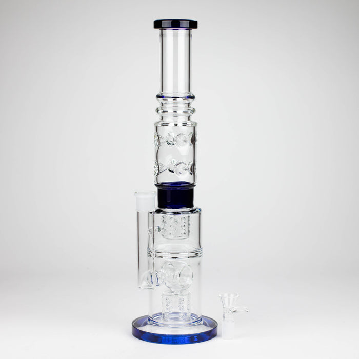 Fortune | 18" Straight Glass Bong [Bong 005] Glass Bong Super Supplys Inc