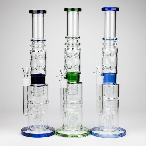 Fortune | 18" Straight Glass Bong [Bong 005] Bongs Super Supplys Inc