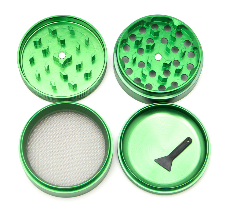Green Star | 2.5" (63mm) Grinder - Chilled Out Design Regular Grinder Green Star Herb Grinders