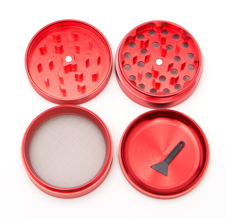 Green Star | 2.5" (63mm) Grinder - Trippy Drippy Design Regular Grinder Green Star Herb Grinders