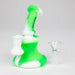 Fortune | 5" Silicone mini water Bong [SP1039] Resin · Silicone · Plastic Bong Fortune