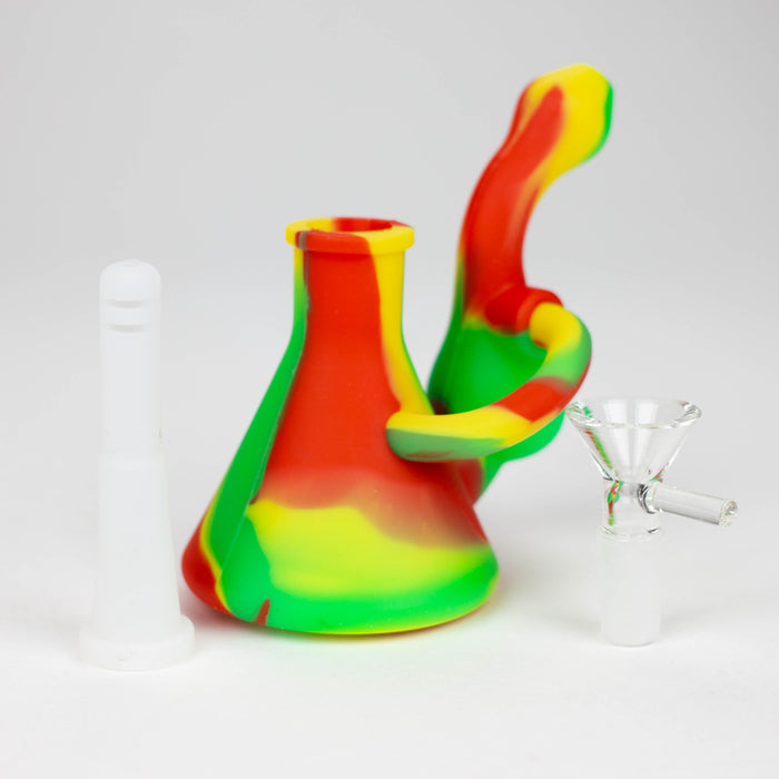 Fortune | 4.5" Silicone recycle water Bong [SP1044]