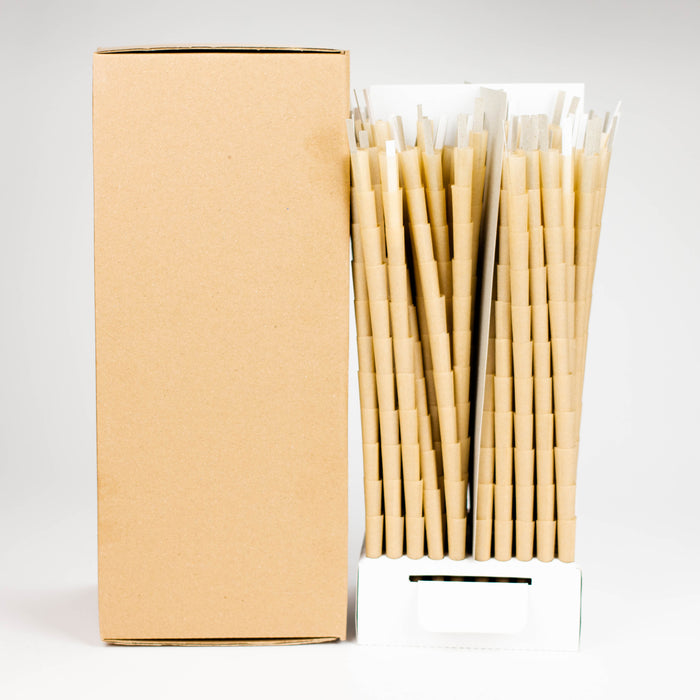 Unbleached 70/20 mm Pre-Rolled cones Tower 1100 Pre-rolled Cone (Bulk / Tower) ONE