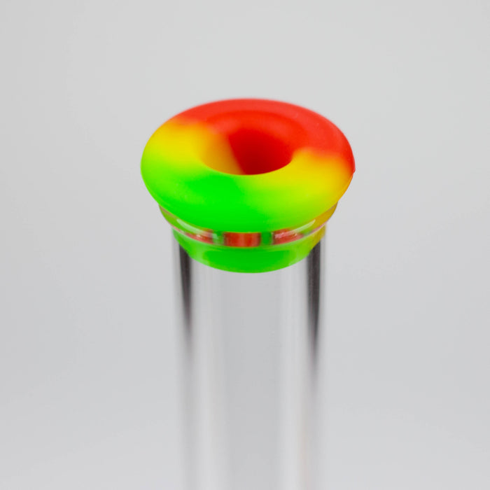 6" Silicone Glass Beaker Mini bong-Assorted [H373]