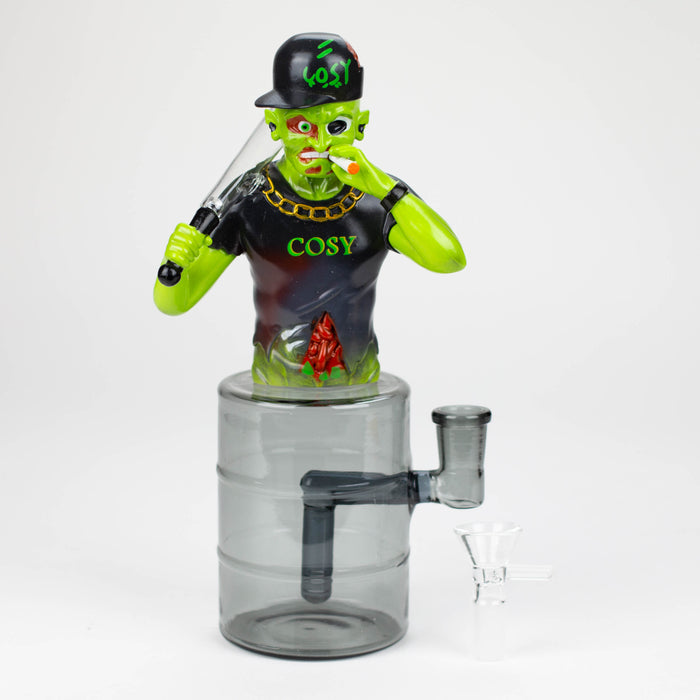 9'' Baseball Guy Water pipe [CY013] Glass Bong YHS Smoke
