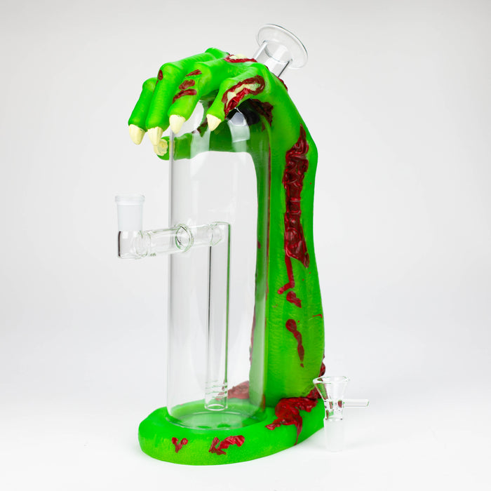 11'' Zombie Hand Water Pipe [CY012] Glass Bong YHS Smoke