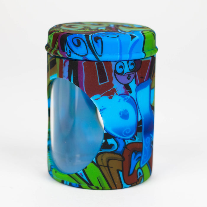 Silicone flower Jar-Assorted [J1P] Jar YHS Smoke