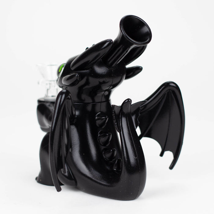 5.5" Black Dragon Water Pipe [YS-237] Resin · Silicone · Plastic Bong JJ Distribution