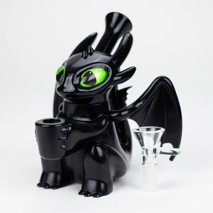5.5" Dragon Silicone Water Pipe -Assorted [H239] Resin · Silicone · Plastic Bong YHS Smoke