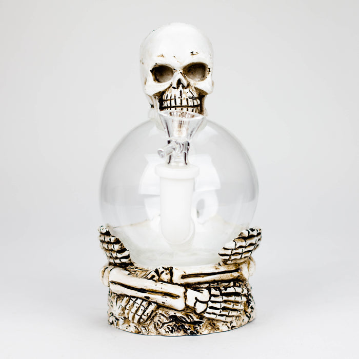7.5'' Resin Skull Ball Water pipe [H325] Resin · Silicone · Plastic Bong YHS Smoke