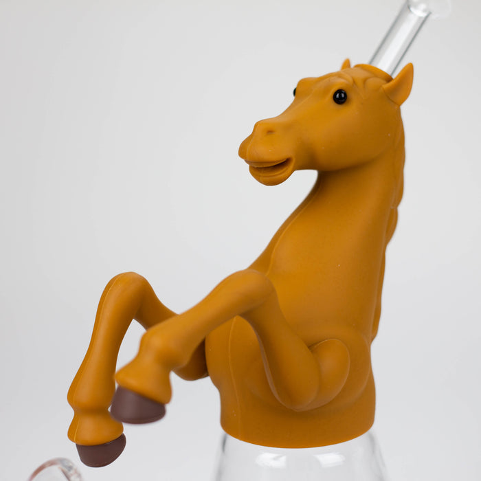 10.5" Wild horse glass water pipe-Assorted [H372] Glass Bong YHS Smoke