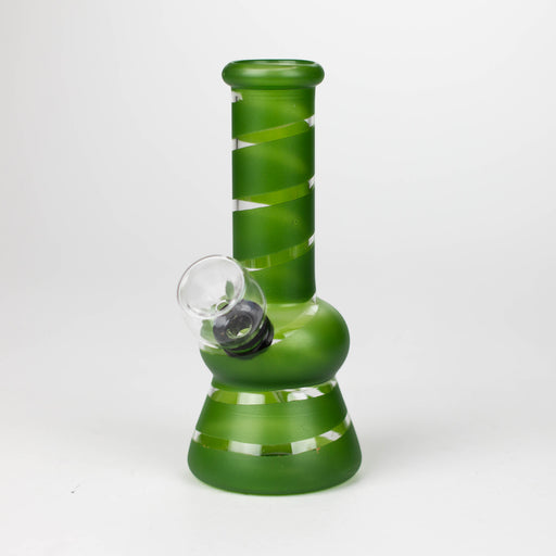 5" Color Stripe Diamond Base mini bong-Assorted Glass Bong ONE