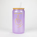 TRIM QUEEN | MIDDLE FINGER GLASS TUMBLER WITH LID AND STRAW Balloon · Party · Game Trim Queen PINK