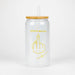 TRIM QUEEN | MIDDLE FINGER GLASS TUMBLER WITH LID AND STRAW Balloon · Party · Game Trim Queen WHITE