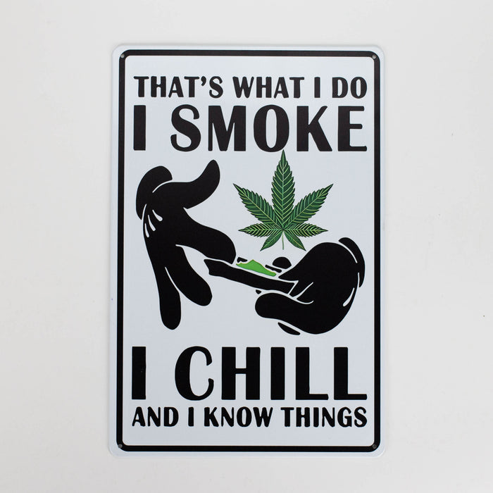 TRIM QUEEN | 420 VINTAGE SIGN Flag · Sign · Deco Trim Queen I SMOKE I CHILL