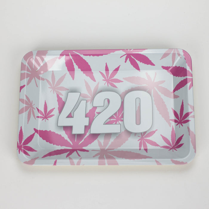 ZMetal Tray Small Pack of 12 [TM121] Tray 777 Smoke