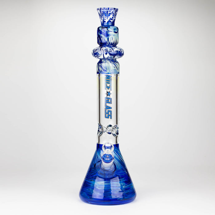 NG | 18 inch Fumed Top Glass Beaker [S392] Glass Bong High-End Brands Glass