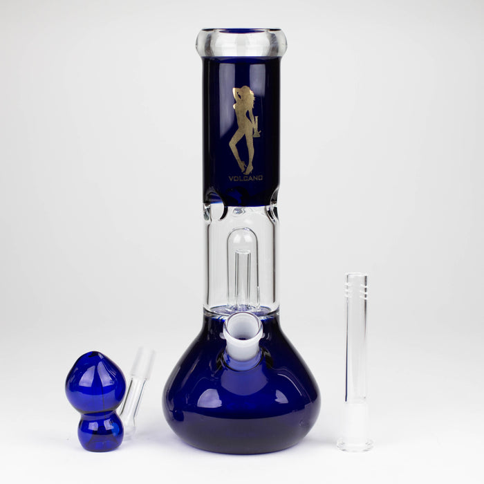 Volcano | 11" Glass Bong with percolator [AK03]