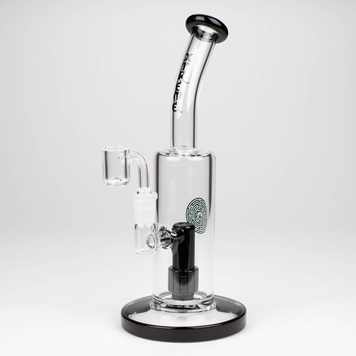 Xtreme | 10" Dual Functions rig with quartz banger [B3] Glass Rig Canadian Distributor Black