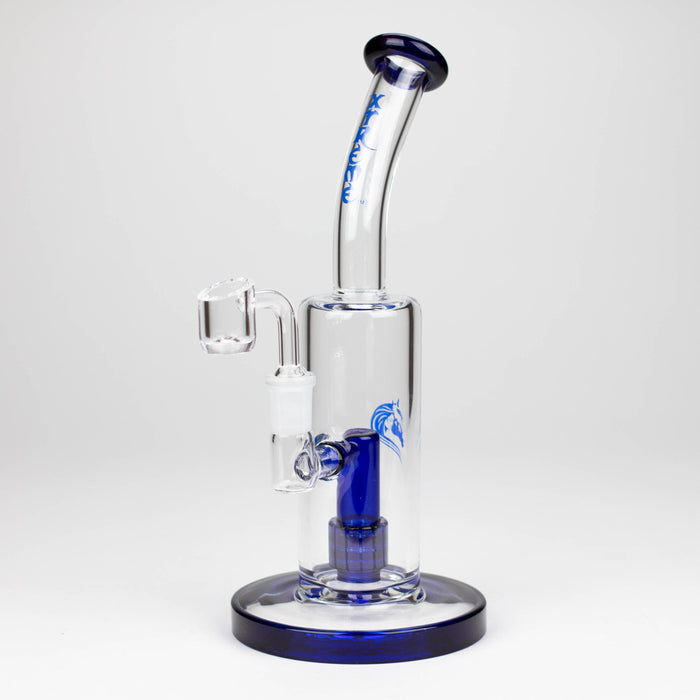 Xtreme | 10" Dual Functions rig with quartz banger [B3] Glass Rig Canadian Distributor Blue