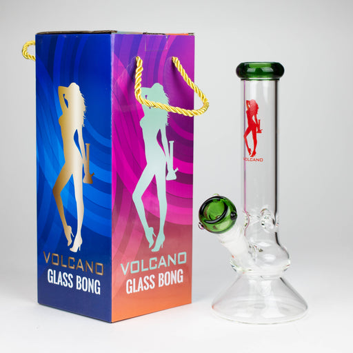 Volcano | 10" Glass Bong with Bowl [AK2034] Bongs Canadian Distributor