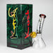 Kush | 9" Bent Neck Glass Bong [AK2010] – Box of 12 Glass Bong Canadian Distributor