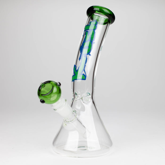 Kush | 9" Bent Neck Glass Bong [AK2010] – Box of 12 Glass Bong Canadian Distributor