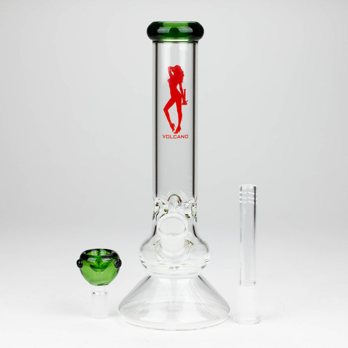 Volcano | 10" Glass Bong with Bowl [AK2034] Glass Bong Canadian Distributor