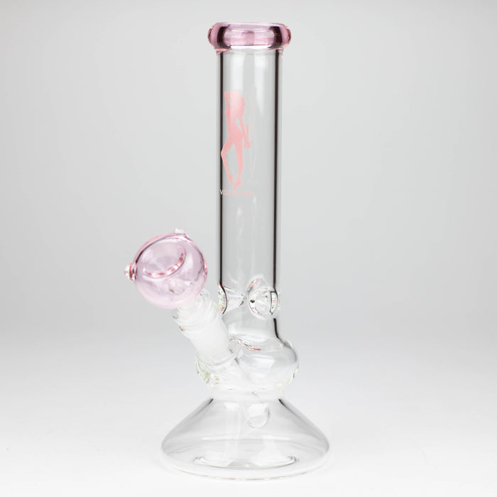 Volcano | 10" Glass Bong with Bowl [AK2034] Glass Bong Canadian Distributor Pink