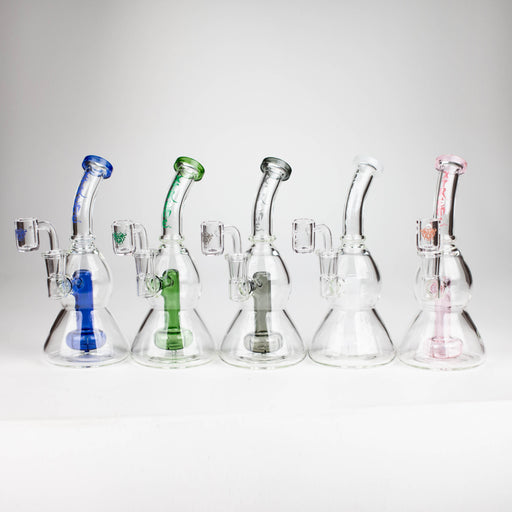Xtreme | 7.8" Glass 2-in-1 bubbler [DCK012] Bongs Canadian Distributor