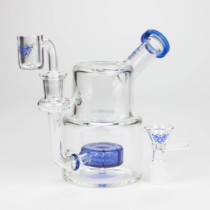 Xtreme | 5" Glass 2-in-1 bubbler [DCK005] Glass Bong Canadian Distributor Blue