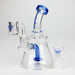 Xtreme | 5.7" Glass 2-in-1 bubbler [DCK004] Glass Bong Canadian Distributor Blue