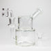 Xtreme | 5" Glass 2-in-1 bubbler [DCK005] Glass Bong Canadian Distributor White