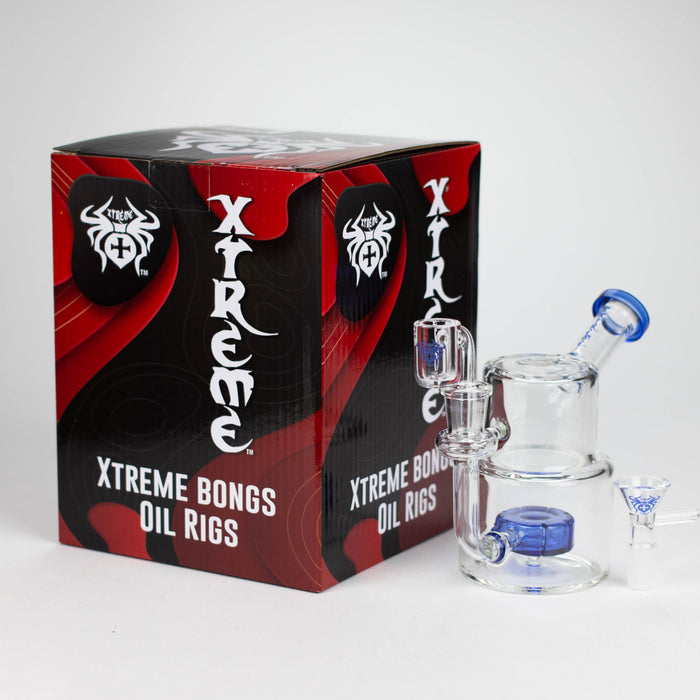 Xtreme | 5" Glass 2-in-1 bubbler [DCK005] Glass Bong Canadian Distributor