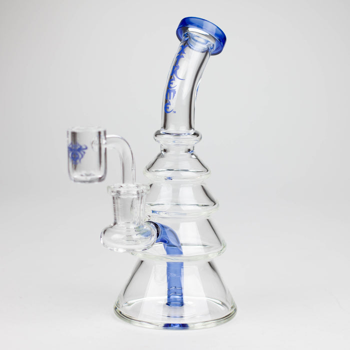 Xtreme | 7" Glass 2-in-1 bubbler [DCK009] Glass Bong Canadian Distributor