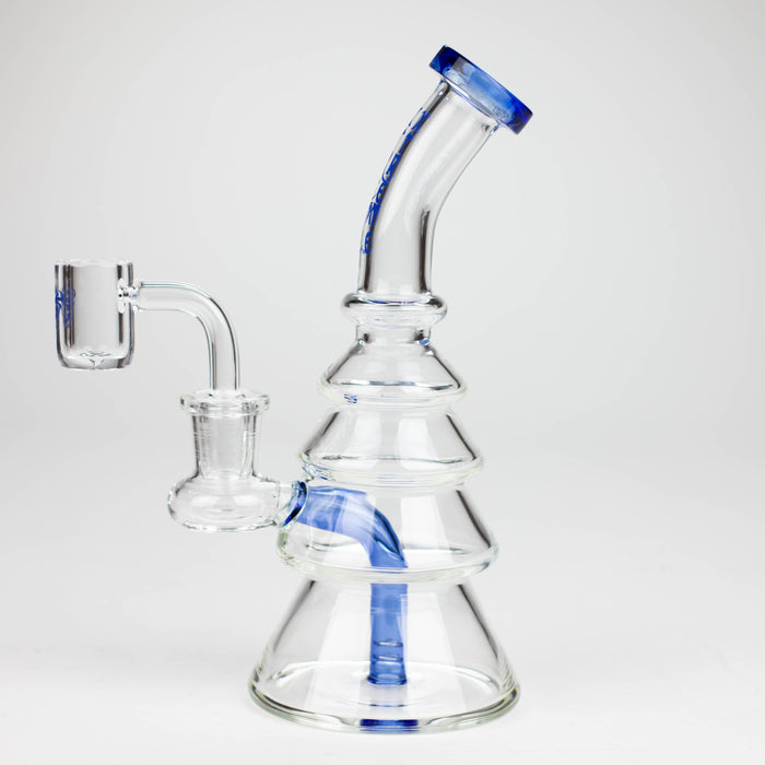 Xtreme | 7" Glass 2-in-1 bubbler [DCK009] Glass Bong Canadian Distributor