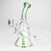Xtreme | 7" Glass 2-in-1 bubbler [DCK009] Glass Bong Canadian Distributor Green
