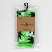 TRIM QUEEN | MJ SOCKS Footwear Trim Queen BLACK ON BRIGHT GREEN TYE DYE