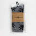 TRIM QUEEN | MJ SOCKS Footwear Trim Queen BLACK ON GREY