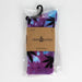 TRIM QUEEN | MJ SOCKS Footwear Trim Queen BLACK ON PURPLE BLUE TYE DYE