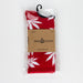 TRIM QUEEN | MJ SOCKS Footwear Trim Queen WHITE ON RED