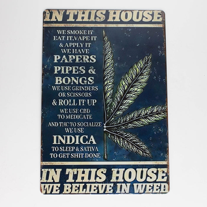 TRIM QUEEN | 420 VINTAGE SIGN Flag · Sign · Deco Trim Queen IN THIS HOUSE