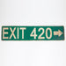 TRIM QUEEN | 420 VINTAGE SIGN Flag · Sign · Deco Trim Queen EXIT 420
