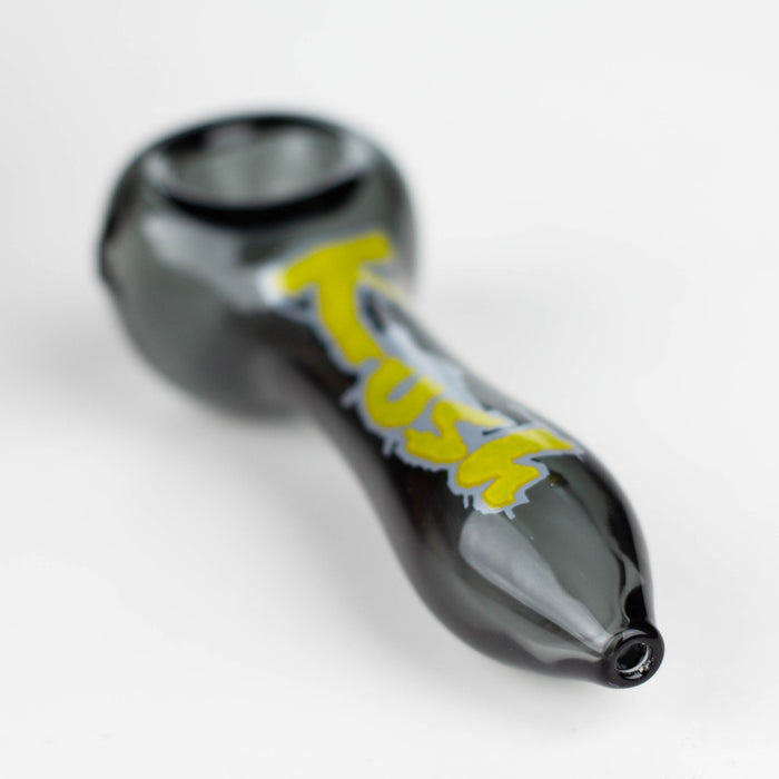 Kush | 4.5" durable thick wall glass pipe [H26]