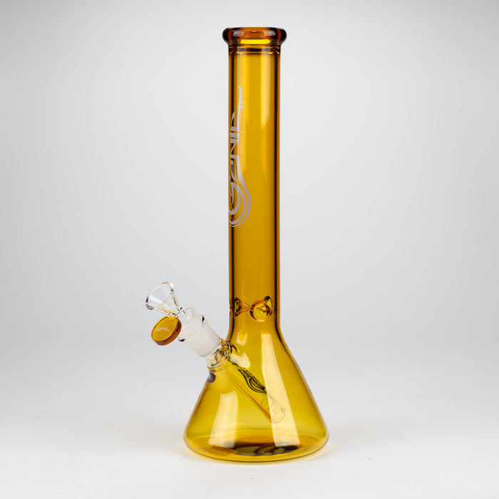 Genie | 12" color tube glass water bong [GB2130] Bongs ONE Gold